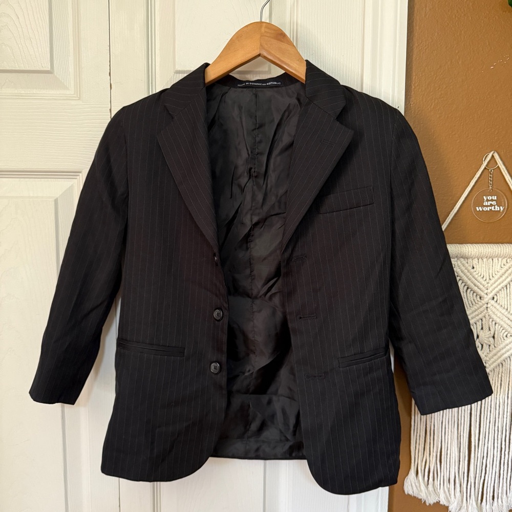 Dockers Pinstripe Blazer with Shoulder Pads / Size Boys 8